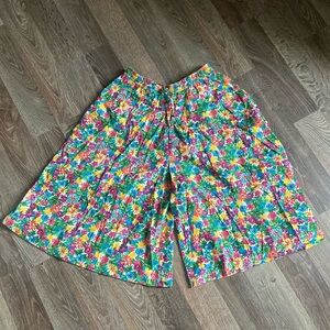 Liz Claiborne Sport Vintage High Rise Floral Pants / Skirt